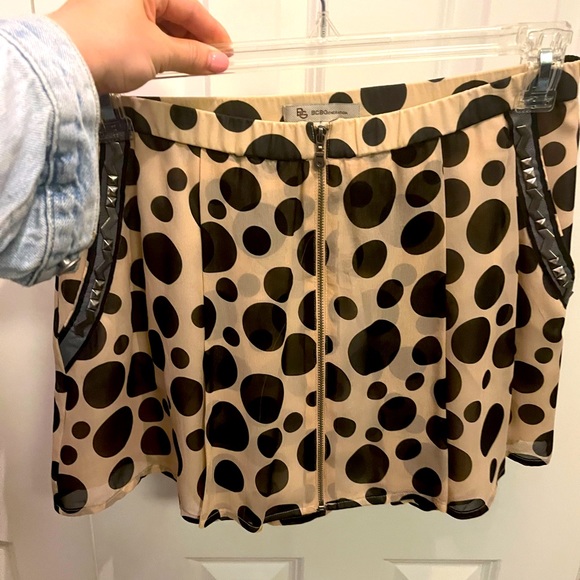 BCBGeneration Polka Dot Skirt - Picture 1 of 3